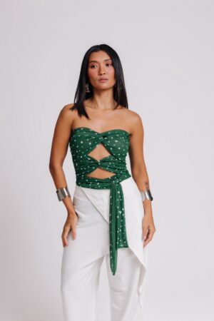 Blusa Tomara Que Caia Tule