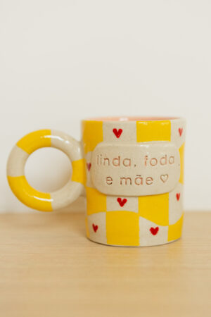 Caneca linda, foda e mãe