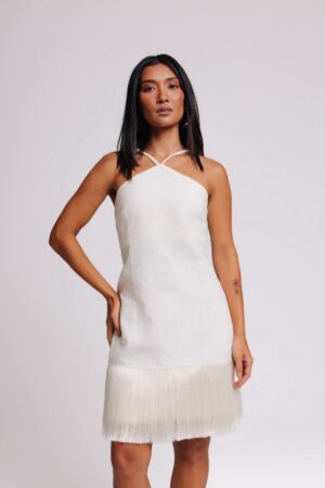Vestido Franjas