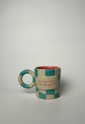 Caneca "eu sou mais forte do que eu"