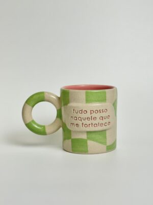 Caneca "tudo posso naquele que me fortalece"