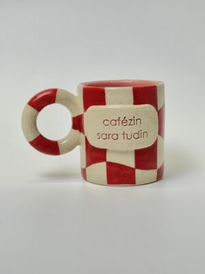 Caneca "cafézin sara tudin"