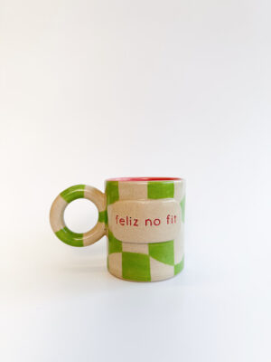 Caneca "feliz no fit"