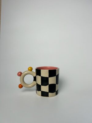 Caneca Alça Bolinhas