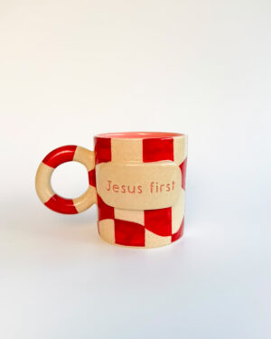Caneca "Jesus first"