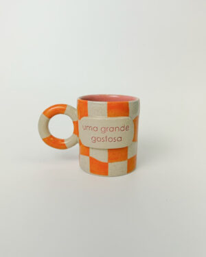 Caneca "uma grande gostosa" - Laranja