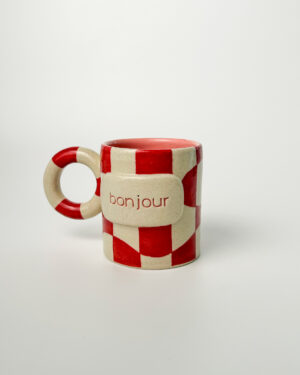 Caneca "bonjour"