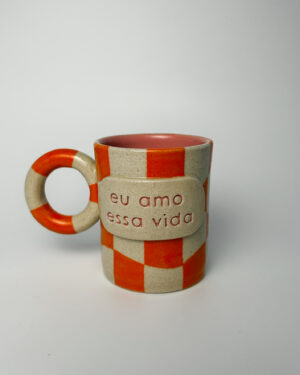 Caneca "eu amo essa vida"