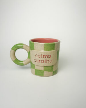 Caneca "calma caralho"